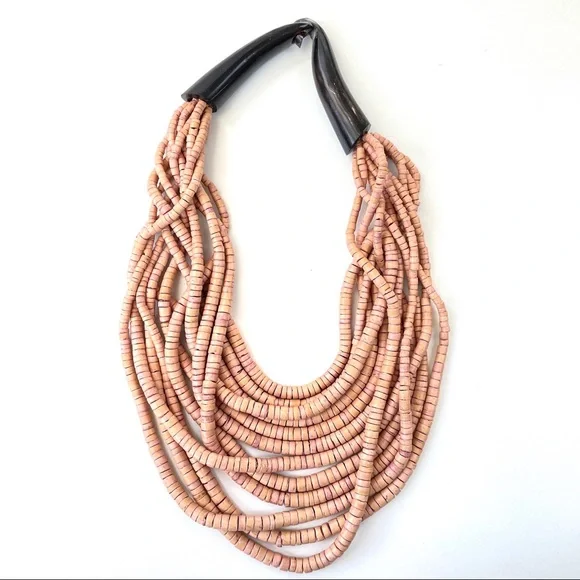 Vintage GERDA LYNGGAARD MONIES Artisan 12 Strand Layered Statement Necklace - Picture 12 of 15